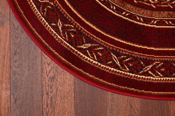 Oválný koberec Agnella Standard Aralia Bordó Rozměr: 150x250 cm