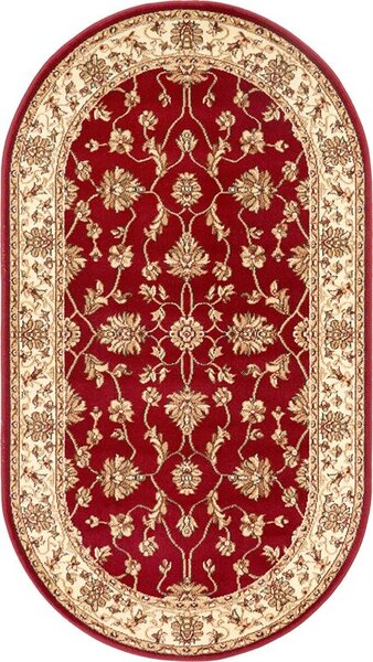 Oválný koberec Agnella Standard Begonia Bordó Rozměr: 100x180 cm