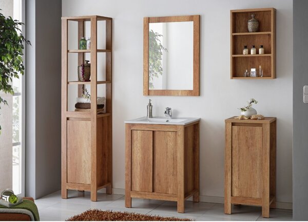 Comad Doplňková koupelnová skříňka nízká Classic Oak 40 dub antic