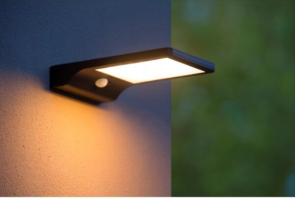 Lucide 22862/04/30 - LED Solární svítidlo se senzorem BASIC LED/3W/1,2V IP44