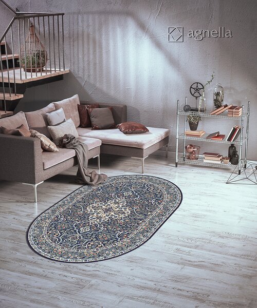 Oválný koberec Agnella Standard Laurus Granat Rozměr: 120x170 cm