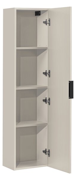 Comad Doplňková koupelnová skříňka vysoká Adel Cashmere 35 kašmír mat