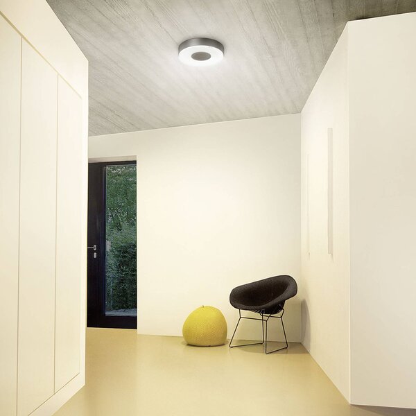 STEINEL LED stropní světlo RS 200 SC, stmívatelný, Černá, Koupelna, Hliník, Moderní, Nástěnné svítidlo