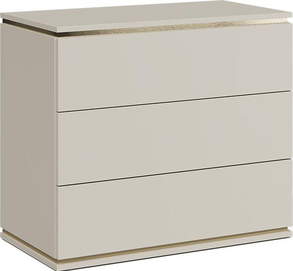 Kredenc Vicco Linette Kašmír 80 x 70 cm se 3 zásuvkami, Model 57965