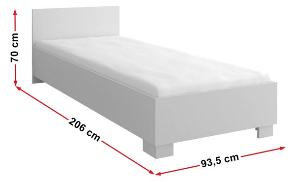 Jednolůžková postel 90 cm Sigil I. Akce -21%