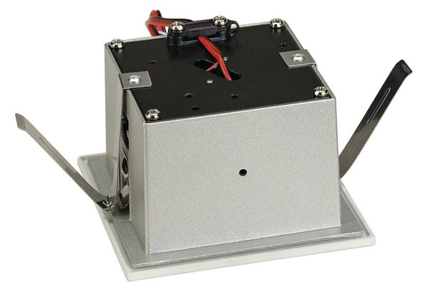 BIG WHITE SLV FRAME BASIC, vestavné svítidlo, LED, 3000K, hranaté, bílé matné, vč. listových pružin 113262