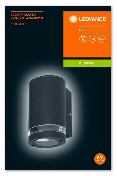 Ledvance - Venkovní nástěnné svítidlo BEAM 1xGU10/35W/230V IP44