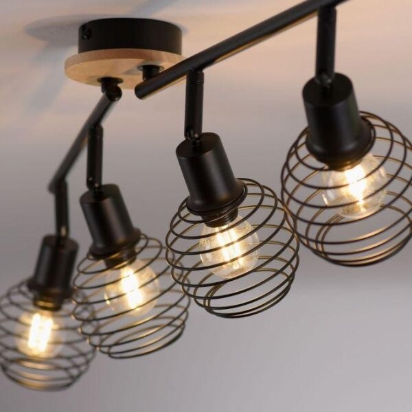 Leuchten Direkt 15924-79 - Bodové svítidlo EUGEN 4xE14/40W/230V