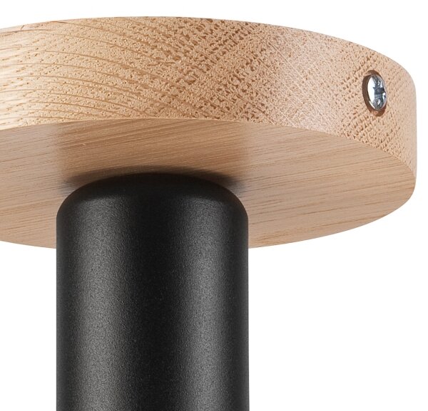 Přisazený lustr VITO OAK 1xE27/60W/230V dub