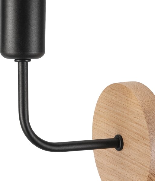 Nástěnné svítidlo VITO OAK 1xE27/60W/230V