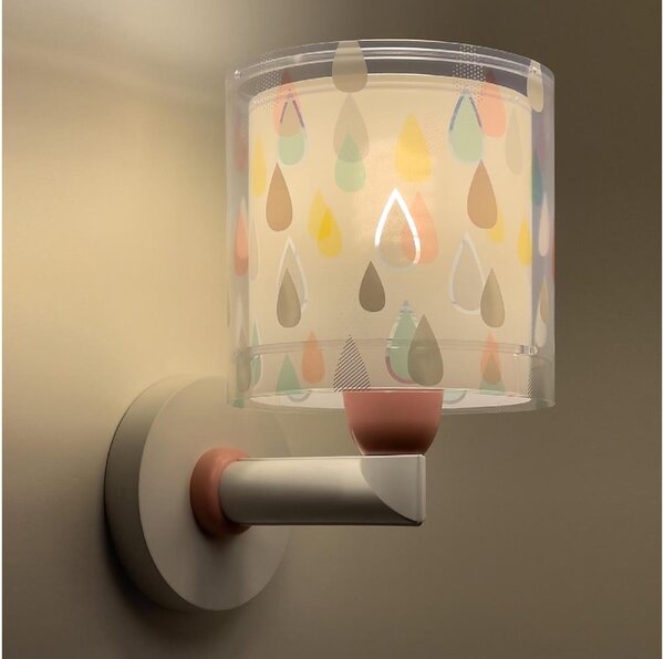 Dalber 41439 - Dětské nástěnné svítidlo COLOR RAIN 1xE27/60W/230V