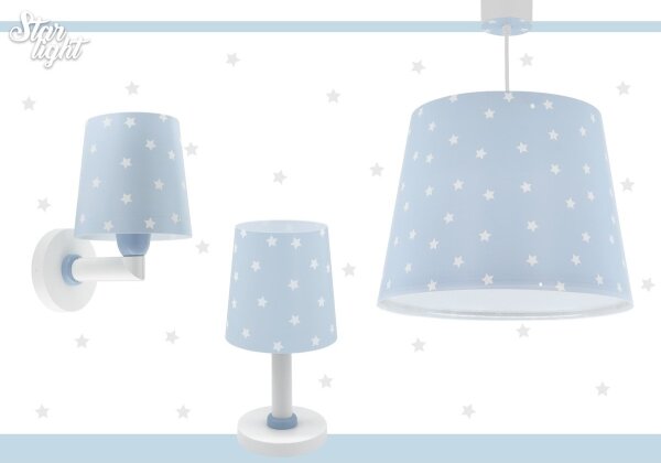 Dalber 82211T - Dětská lampička STAR LIGHT 1xE14/40W/230V modrá