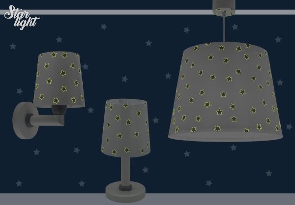 Dalber 82212B - Dětský lustr STAR LIGHT 1xE27/60W/230V bílá
