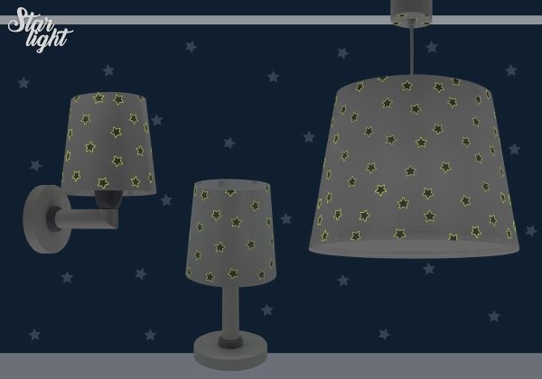 Dalber 82211B - Dětská lampička STAR LIGHT 1xE14/40W/230V bílá