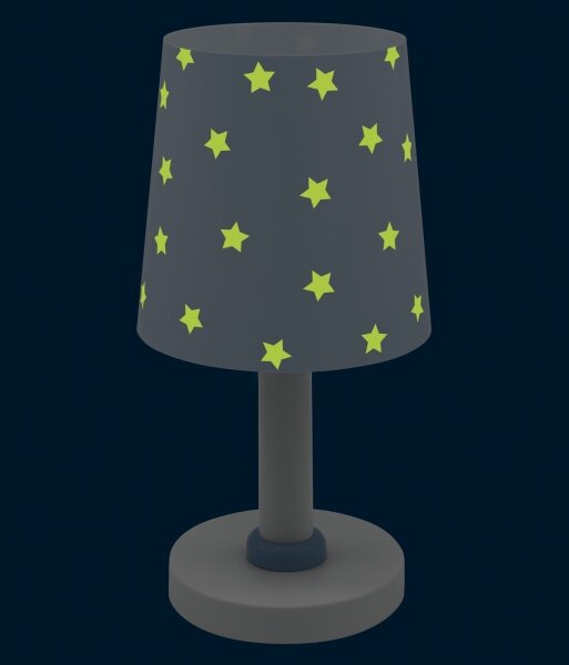 Dalber 82211T - Dětská lampička STAR LIGHT 1xE14/40W/230V modrá