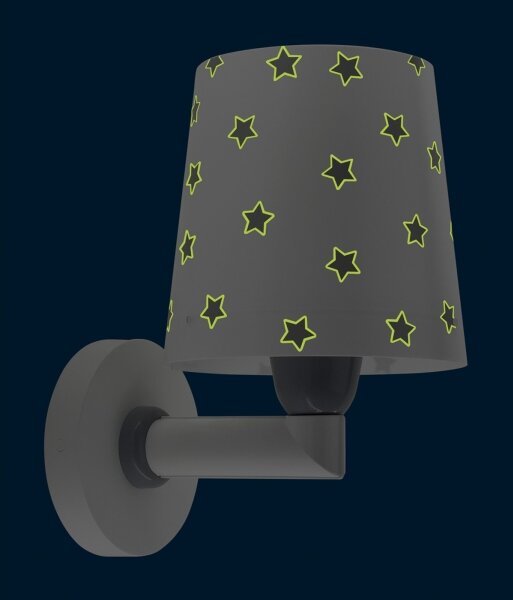 Dalber 82219B - Dětské nástěnné svítidlo STAR LIGHT 1xE27/60W/230V bílá