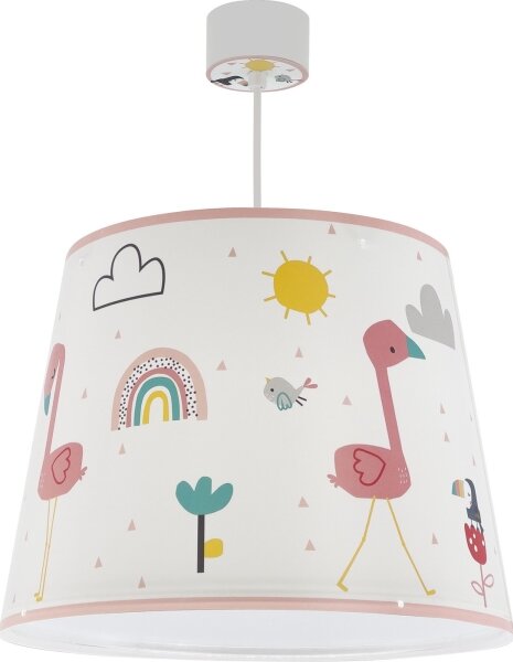 Dalber 82462 - Dětský lustr FLAMINGO 1xE27/15W/230V