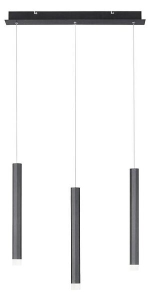 Leuchten Direkt 15203-18 - LED Lustr na lanku 3xLED/4,8W/230V černá