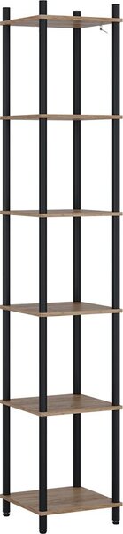 Rohová police Vicco Bivio Zlatý dub power/antracit 30 x 163.5 cm 6 polic, Model 57483