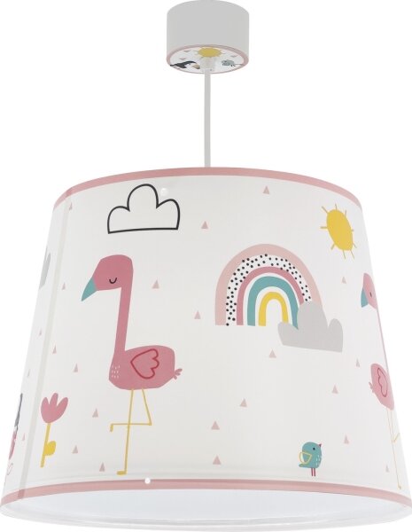 Dalber 82462 - Dětský lustr FLAMINGO 1xE27/15W/230V
