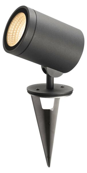 BIG WHITE SLV HELIA, venkovní svítidlo pro osvětlení cest a stojací lampa, LED, 3000K, kulaté, antracit, 15 W, možná změna na svítid