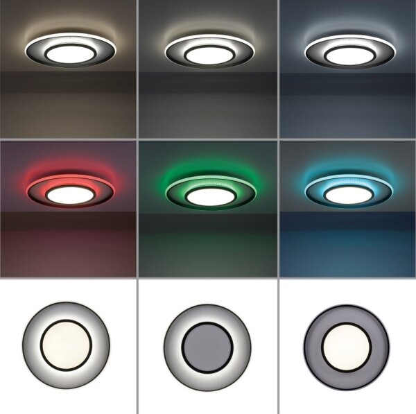 Leuchten Direkt 11627-18 - LED RGB Stmívatelné svítidlo ARENDA LED/31W/230V + DO