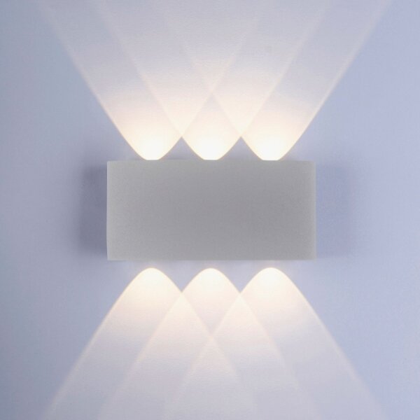 Paul Neuhaus 9488-21 - LED Venkovní nástěnné svítidlo CARLO 6xLED/0,8W/230V IP54