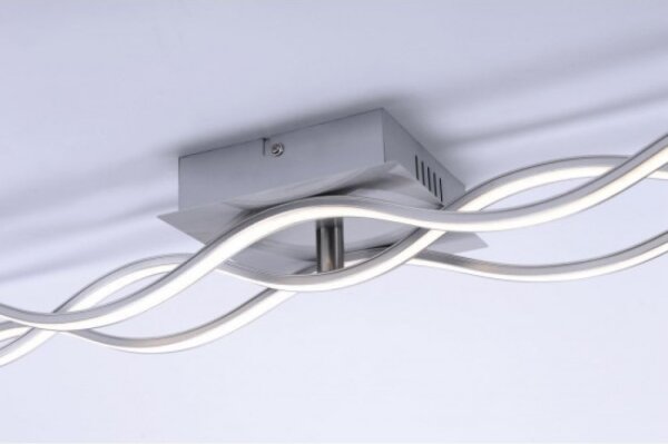 Leuchten Direkt 15166-55 - LED Přisazený lustr WAWE LED/28W/230V matný chrom
