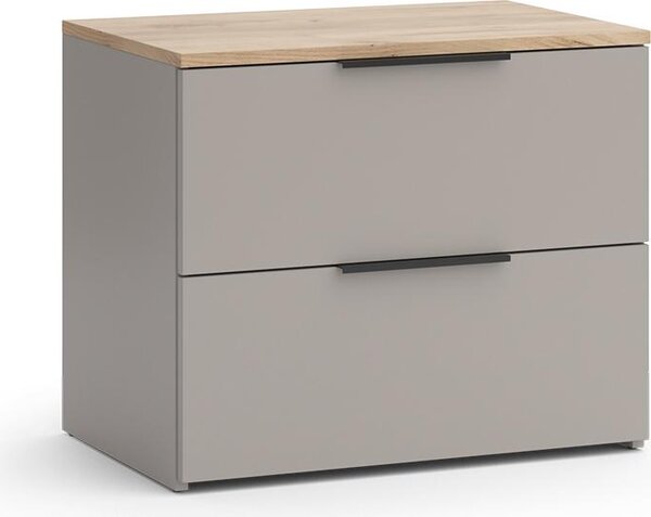 Kredenc Vicco Wido Greige 60 x 50 cm se 2 zásuvkami, Model 56614