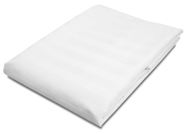 BAMBUSOVÉ PROSTĚRADLO STRIPE 160X240 CM BÍLÉ