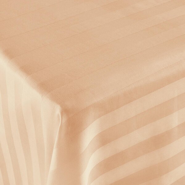 BAMBUSOVÉ PROSTĚRADLO STRIPE 220X260 CM BÉŽOVÉ