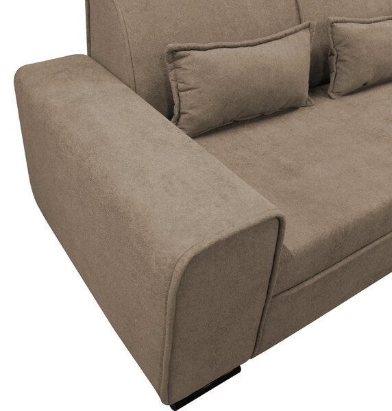 ROHOVÁ SEDAČKA, textil, šedohnědá MID.YOU - Sedací soupravy, Online Only