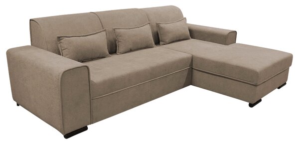 ROHOVÁ SEDAČKA, textil, šedohnědá MID.YOU - Sedací soupravy, Online Only