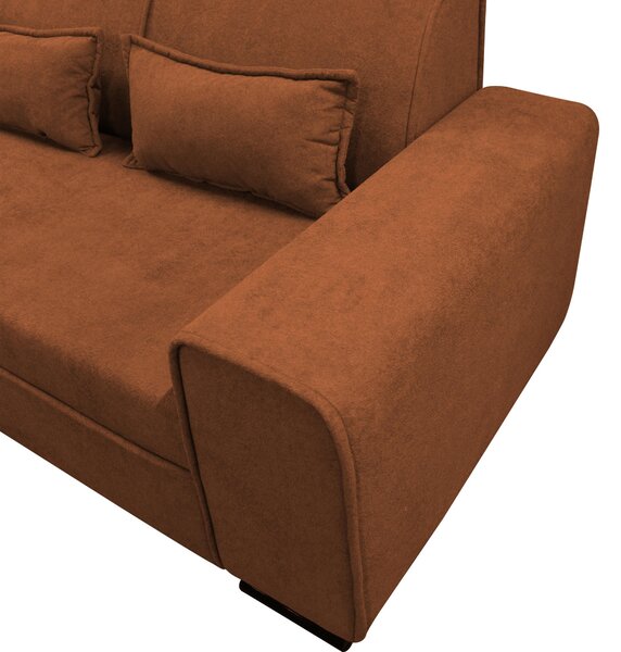ROHOVÁ SEDAČKA, textil, rezavá MID.YOU - Sedací soupravy, Online Only