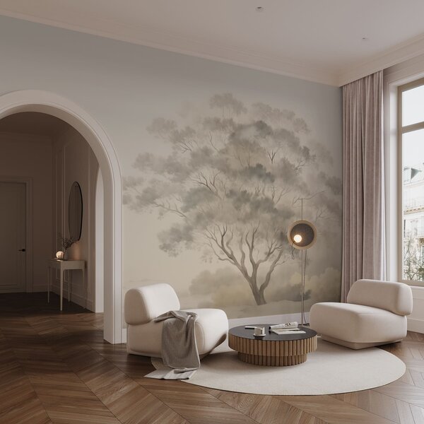 Fototapety Strom v mlze, Fototapety příroda, w05477v1 : uwalls.cz