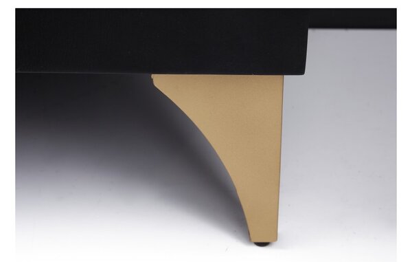 Massive home | Dřevěná komoda Black Golden Sunset 177cm mango