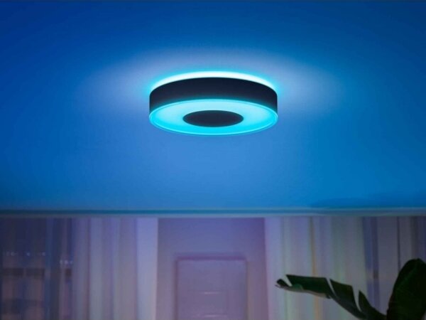 Philips-LED RGB Stmívatelné stropní svítidlo Hue LED/52,5W/230V pr. 425 mm černá