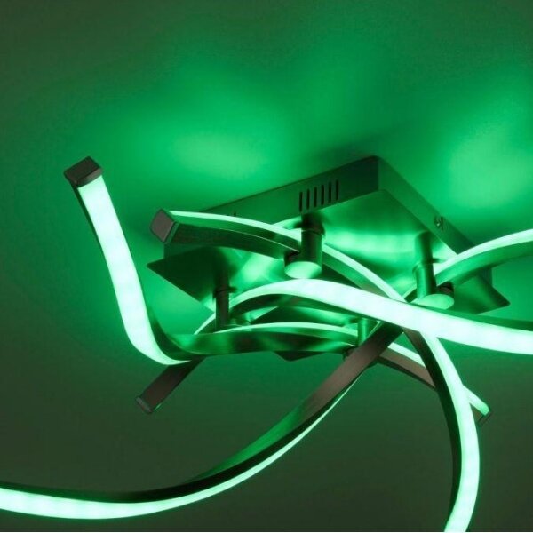Leuchten Direkt 11995-55 - LED RGB Stmívatelný lustr SWING LED/24,4W/230V + DO
