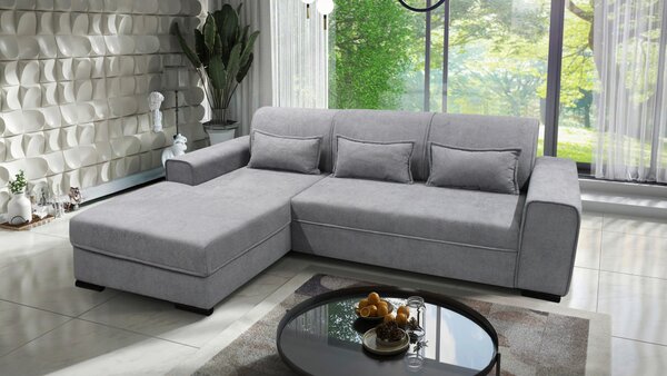 ROHOVÁ SEDAČKA, textil, šedá MID.YOU - Sedací soupravy, Online Only