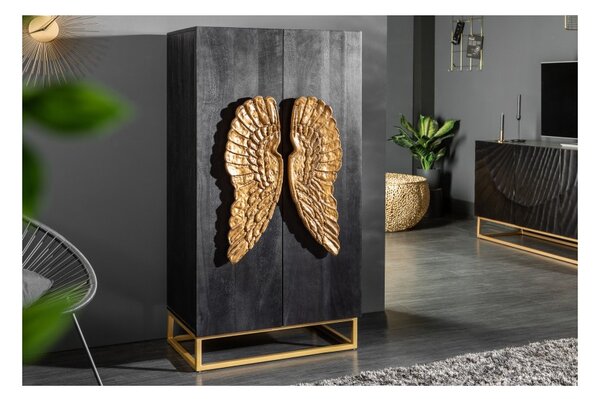 Massive home | Vysoká komoda Black Angel z masivního manga
