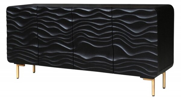 Massive home | Luxusní komoda Black lagoon mango 160cm