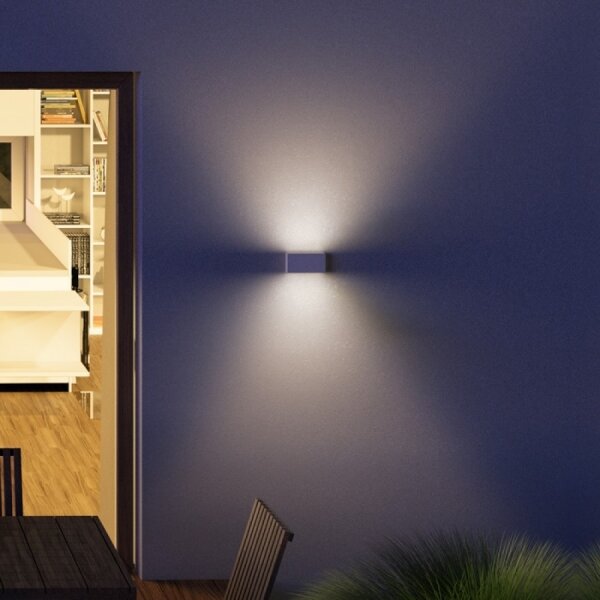 RED-Design Rendl-R12573-LED Venkovní nástěnné svítidlo TORINO 2xLED/5W/230V IP54