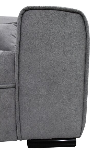 ROHOVÁ SEDAČKA, textil, šedá MID.YOU - Sedací soupravy, Online Only