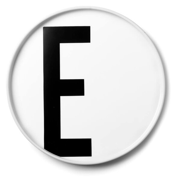 Design Letters Porcelánový talíř Letter White A - Z Písmeno: H
