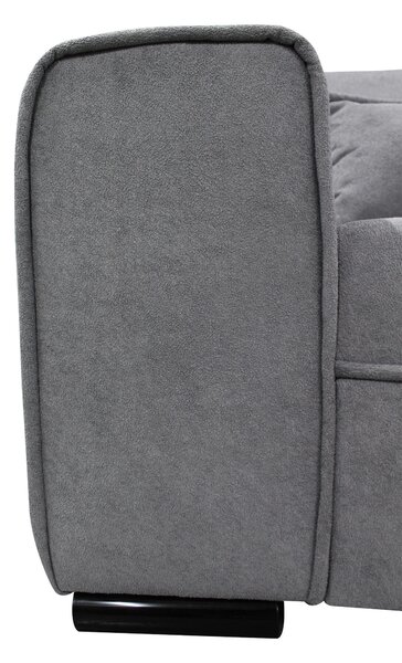 ROHOVÁ SEDAČKA, textil, šedá MID.YOU - Sedací soupravy, Online Only