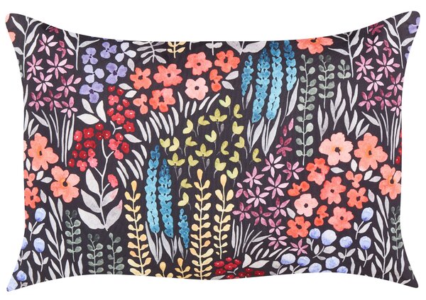 Sada 2 venkovních polštářů CASTELARO Květinový vzor 40 x 60 cm Pestrá