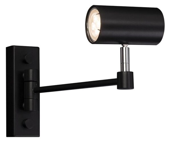 Shilo 2209 - Nástěnná lampička FUSSA 1xGU10/15W/230V černá