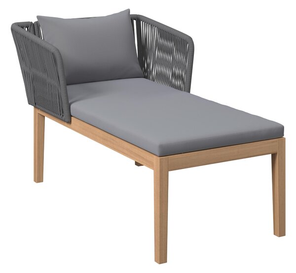 TERASOVÁ SEDACÍ SOUPRAVA dřevo, kov, plast, textil Ambia Garden - Online Only zahradní nábytek, Online Only