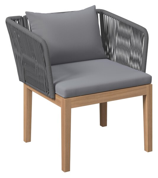 TERASOVÁ SEDACÍ SOUPRAVA dřevo, kov, plast, textil Ambia Garden - Online Only zahradní nábytek, Online Only