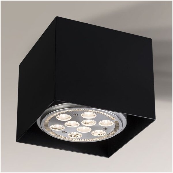 Shilo 1210 - Bodové svítidlo YATOMI 1xGU10/15W/230V černá